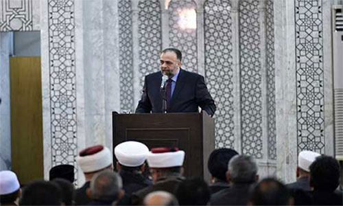 el ministro de Asuntos Religioso y Culto, Mohamed Abdelsattar al Sayyed